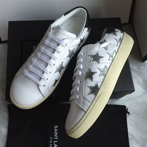 ysl all white sneakers|saint laurent sneakers sale.